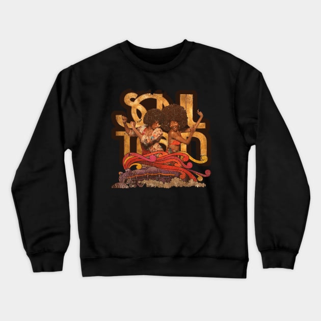 WE LOVE SOUL TRAIN- DANCE TIMES Crewneck Sweatshirt by dwimuksin99